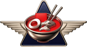 Image of The Oishii Badge: an example of one of our travel badges